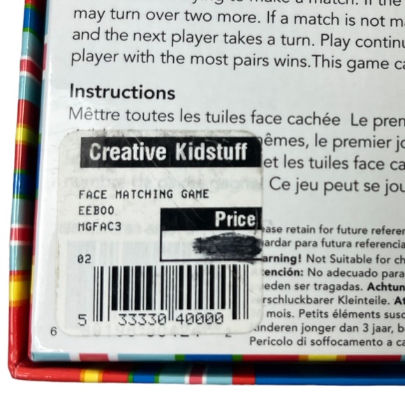 New I Never Forget A Face Matching & Memory Game - Picture 8 of 13